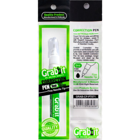 GRABBIT CORRECTION PEN 9ML 1PCS