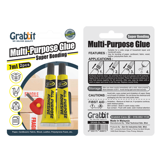 GRABBIT MULTIPURPOSE GLUE 2PCS