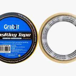 GRABBIT CIC MASKING TAPE 48MMx12YDx1ROLL GRABBIT CIC MASKING TAPE 48MMx12YDx1ROLL