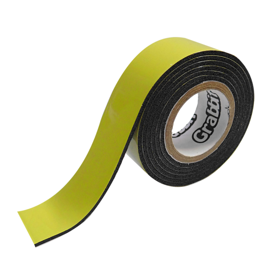 GRABBIT D/SIDED FOAM TAPE 18MMx1Mx1ROLL BK