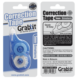 GRABBIT MDK CORRECTION TAPE L/BLUE GRABBIT MDK CORRECTION TAPE L/BLUE