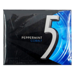 5 GUM PEPPERMINT COBALT SUGARFREE CHEWING GUM 5 GUM PEPPERMINT COBALT SUGARFREE CHEWING GUM