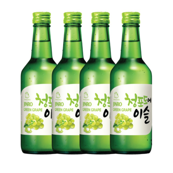 JINRO GREEN GRAPE 360ML*4 GP