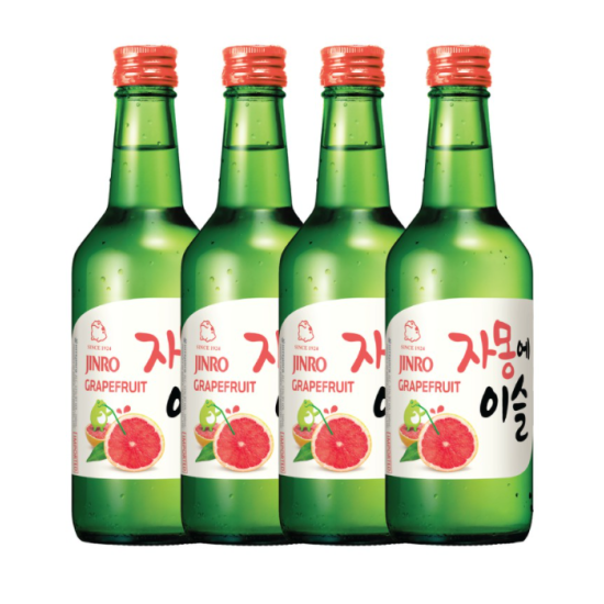 JINRO GRAPEFRUIT 360ML*4 GP