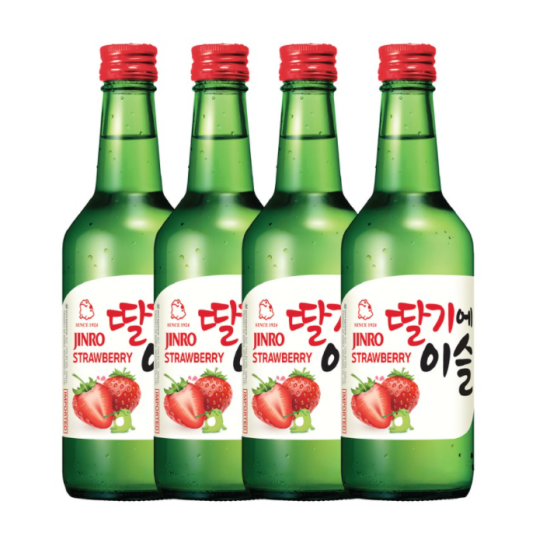 JINRO STRAWBERRY 360ML*4 GP