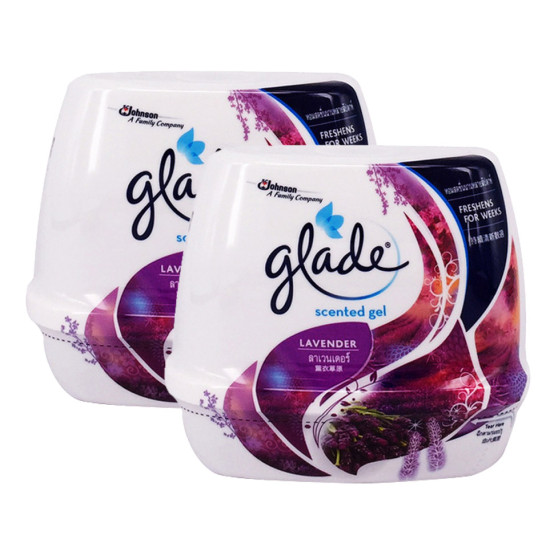 GLADE - SCENTED GEL LAVENDER (TWIN PACK) 180G*2