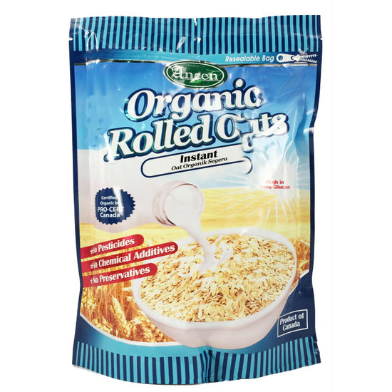 ANZEN ORGANIC OATS INSTANT 500GM