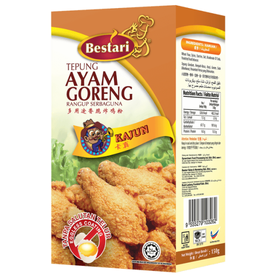 BESTARI CRISPY FRIED CHICKEN COATING CAJUN