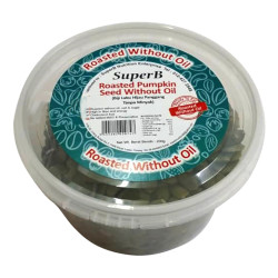 SUPERB ROASTED PUMPKIN SEED WITHOUT OIL 200GM SUPERB ROASTED PUMPKIN SEED WITHOUT OIL 200GM