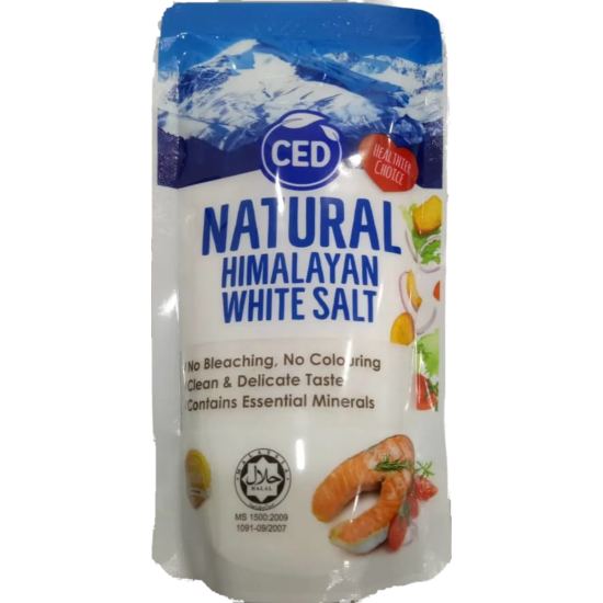 CED HIMALAYAN WHITE SALT 500G