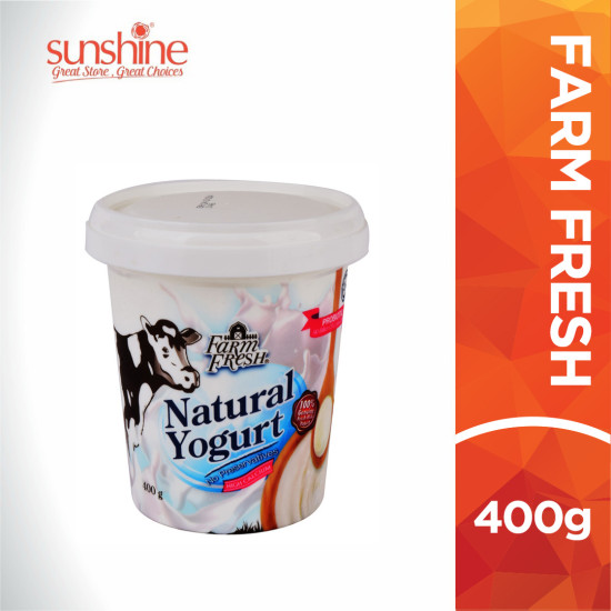 FARM FRESH NATURAL YOGURT 400G