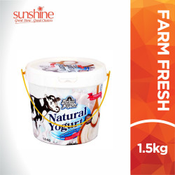 FARM FRESH NATURAL YOGURT 1.5KG FARM FRESH NATURAL YOGURT 1.5KG