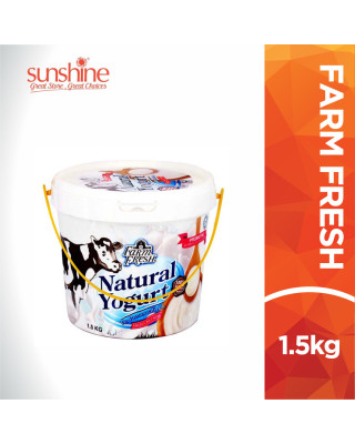FARM FRESH NATURAL YOGURT 1.5KG