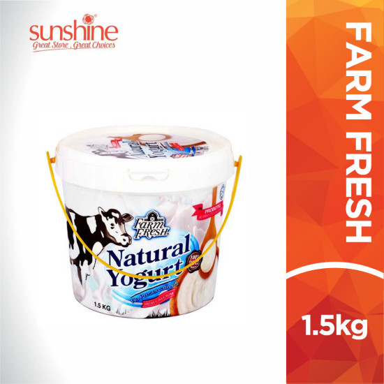 FARM FRESH NATURAL YOGURT 1.5KG