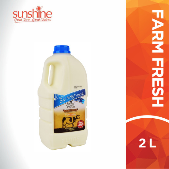 FARM FRESH SKINNY MILK LOW FAT 2L