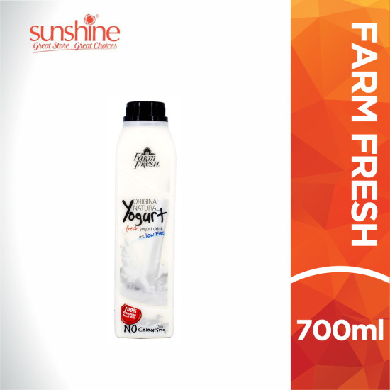 FARM FRESH YOGURT DRINK ORIGINAL NATURAL 700ML