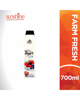 FARM FRESH YOGURT DRINK MIXED BERRIES 700ML