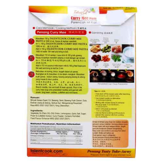 TALENT COOK CURRY MEE PASTE 150G