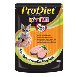 ProDiet KITTEN (POUCH) MACKEREL 85GM ProDiet KITTEN (POUCH) MACKEREL 85GM