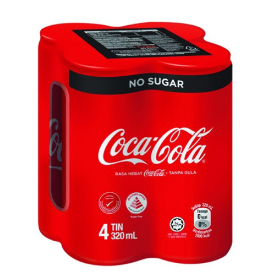 COKE ZERO 320ML*4