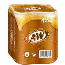 A&W SARSAPARILLA 320ML*4 A&W SARSAPARILLA 320ML*4