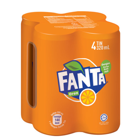 FANTA ORANGE 320ML*4