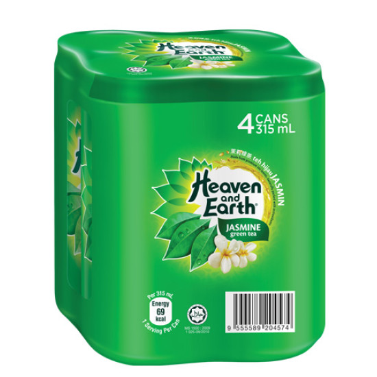 HEAVEN AND EARTH JASMINE GREEN TEA 300ML*4