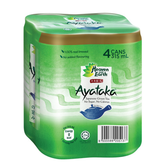 HEAVEN & EARTH AYATAKA GREEN TEA 300ML*4