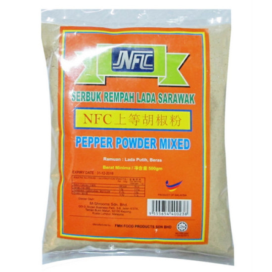 NFC BRAND PEPPER POWDER MIXED 500G