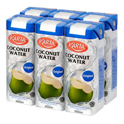 KARTA COCONUT WATER 250ML*6 KARTA COCONUT WATER 250ML*6