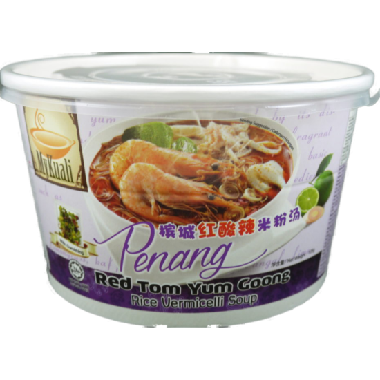 MYKUALI PENANG RED TOMYUM GOONG BIHUN BOWL 90GM