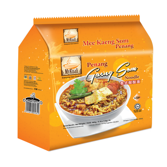 MYKUALI PENANG GAENG SOM NOODLE 115GM*4