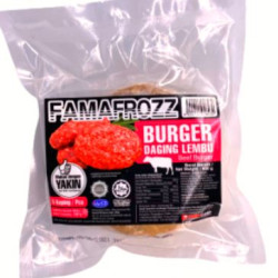 FAMAFROZZ BURGER DAGING LEMBU 500G