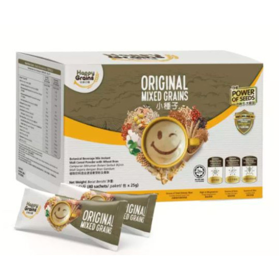 HAPPY GRAINS ORIGINAL MIXED GRAINS 25GM*40