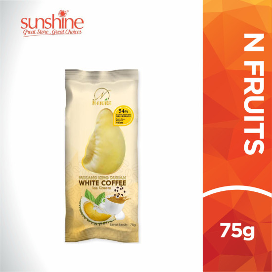 N FRUITS MUSANG KING DURIAN WHITE COFFEE 75ML