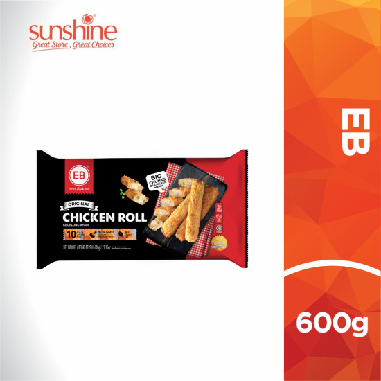 EB SOSSY CHICKEN ROLL CHEESE 600G