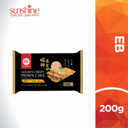 EB GOLDEN CRISPY PRAWN CAKE 200G EB GOLDEN CRISPY PRAWN CAKE 200G