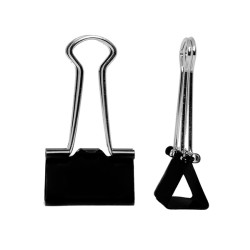 GRABBIT BINDER CLIPS 25MM BK 8PCS GRABBIT BINDER CLIPS 25MM BK 8PCS