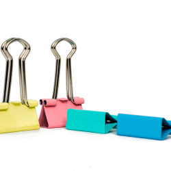 GRABBIT BINDER CLIPS 25MM MIX COL 8PCS GRABBIT BINDER CLIPS 25MM MIX COL 8PCS