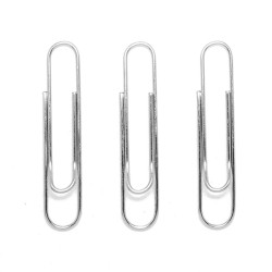GRABBIT PAPER CLIPS 50MM ROUND SILVER 50PCS GRABBIT PAPER CLIPS 50MM ROUND SILVER 50PCS