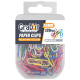 GRABBIT PAPER CLIPS 28MM ROUND MIX COL 120PCS