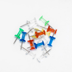 GRABBIT PUSH PINS MIX COL 70PCS GRABBIT PUSH PINS MIX COL 70PCS
