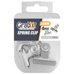 GRABBIT SPRING CLIP 30MM 4PCS