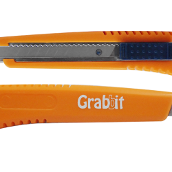 GRABBIT 9MM AUTO-LOCK PLASTIC SNAP-OFF BLADE CUTTE GRABBIT 9MM AUTO-LOCK PLASTIC SNAP-OFF BLADE CUTTE