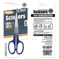 GRABBIT 16CM SHARP&DURABLE SCISSOR GRABBIT 16CM SHARP&DURABLE SCISSOR