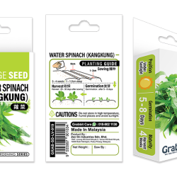 GRABBIT WATER SPINACH -KANGKONG SEED 38G GRABBIT WATER SPINACH -KANGKONG SEED 38G