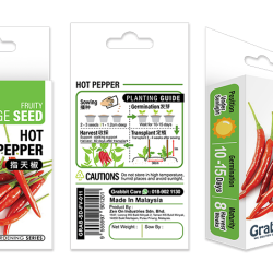 GRABBIT HOT PEPPER 80SEEDS GRABBIT HOT PEPPER 80SEEDS