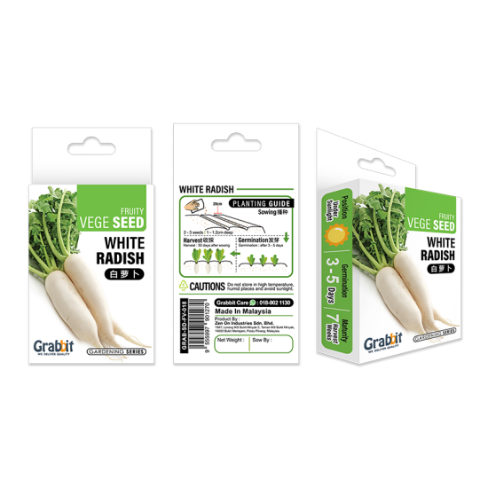 GRABBIT WHITE RADISH 16GM