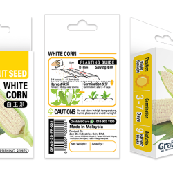 GRABBIT WHITE CORN 18SEEDS GRABBIT WHITE CORN 18SEEDS