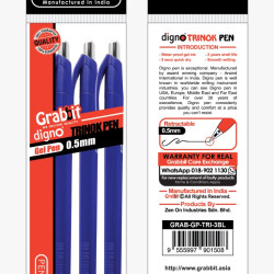 GRABBIT DIGNO TRINOK GEL PEN 0.5 3BL